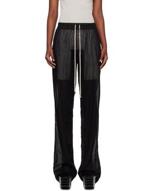 【国内発送】Rick Owens Hollywood Cargobelas ラウンジパンツ Rick Owens ブラック Hollywood Cargobelas ラウンジパンツ