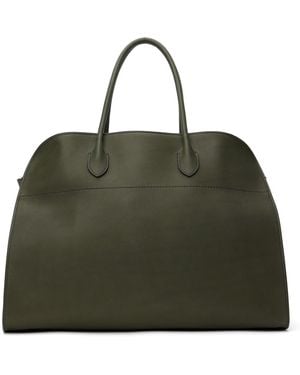 The Row カーキ Soft Margaux 17 バッグ - グリーン