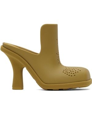 Burberry Rubber Highland Mules - Green