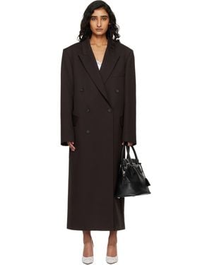 Frankie Shop Jane Long Coat - Black
