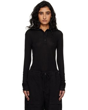 Entire studios Ls Polo - Black