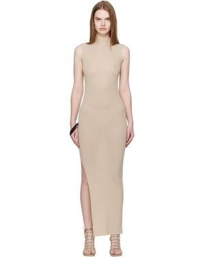 Rick Owens Temple Sl Turtle Midi Dress - Black