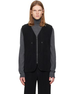 Homme Plissé Issey Miyake Quarry Vest - Black