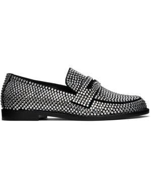 AMINA MUADDI Tilda Loafers - Black
