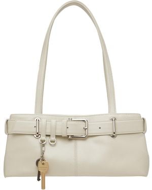 OSOI Off- Shoulder Brocle Mini Bag - Metallic