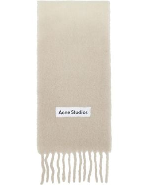 Acne Studios Wool Fringe Scarf - Natural