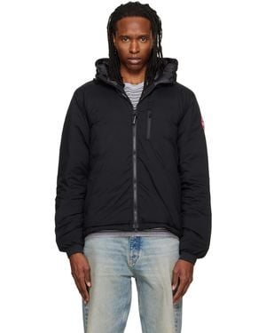 Canada Goose Lodge Hoodie Down Jacket - Black