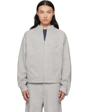 J EONGL I Hybrid Wool Slash Jacket - Gray