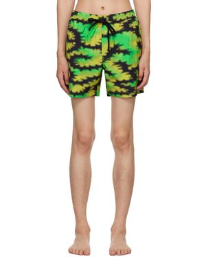 DOUBLE RAINBOUU Night Swim Shorts - Green