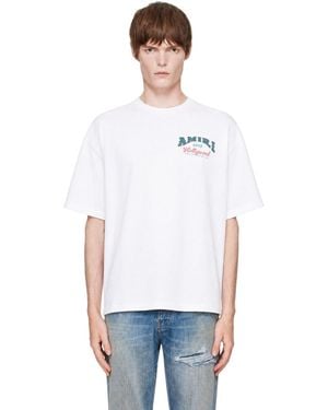 Amiri Hollywood' Oversized T-Shirt - White