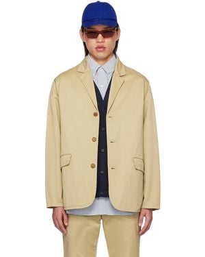 Nanamica Khaki Tailored Blazer - Multicolour