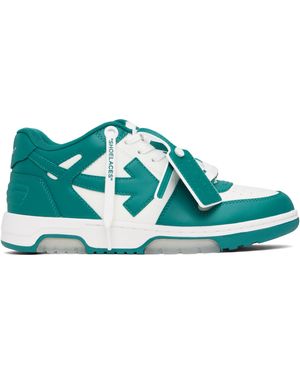 Off-White c/o Virgil Abloh ブルー＆ホワイト Out Of Office スニーカー - グリーン
