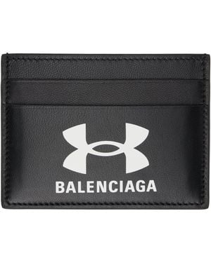 Balenciaga ブラック Under Armourエディション ラムスキン カードケース