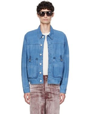 Isabel Marant Darlane Denim Jacket - Blue