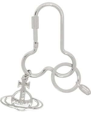 Vivienne Westwood Penis Carabiner Keychain - White