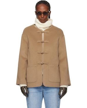 Rohe Double-Faced Wool Jacket - Natural
