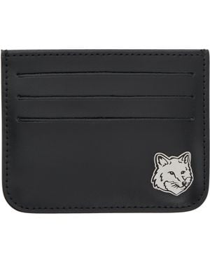 Maison Kitsuné フォックスヘッド カードケース - ブラック