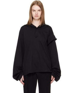 OTTOLINGER Long Sleeve Polo - Black