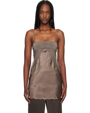 Rick Owens Temple Combo Slip Top - Black