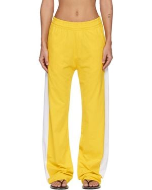 Dries Van Noten Contrasting Pants - Yellow