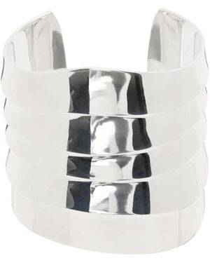Sophie Buhai Large Wave Cuff Bracelet - White