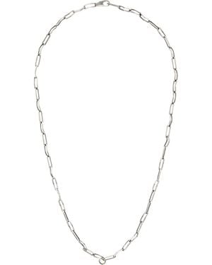 Title Of Work Paper Clip Necklace - Metallic