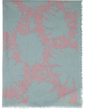 Dries Van Noten Floral Scarf - Grey