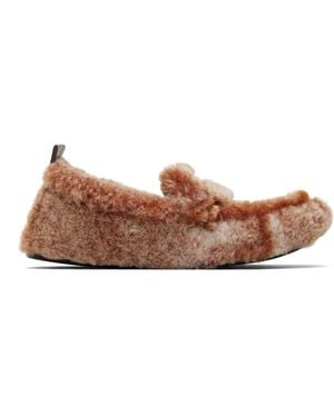 Acne Studios Shearling Loafers - Black