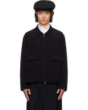 Yohji Yamamoto ブラック Ta Tuxedo Fastener ジャケット