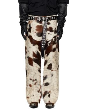 Achilles Ion Gabriel Off- & Lovebum Leather Trousers - Black