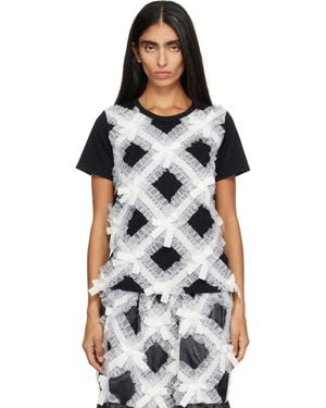 Comme des Garçons Gather Tape Decoration T-Shirt - Black