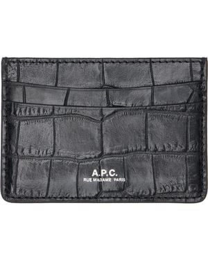 A.P.C. André Card Holder - Black