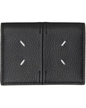 Maison Margiela Leather Card Holder - Black