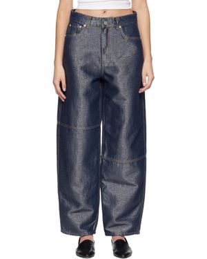 Ganni ブルー Stary ジーンズ - ブラック