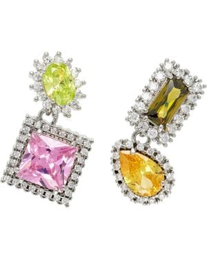 Maison Margiela Cluster Short Pendant Earrings - Metallic