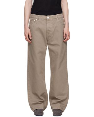 Ami Paris Jean Ample En Coton - Multicolore