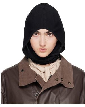 Lemaire Fine Wool Hood - Black