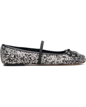 Marc Jacobs 'The Sequin Sabrina' Ballerina Flats - Black