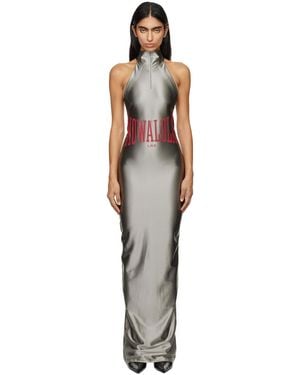 Mowalola JC Stretch Jersey Maxi Dress - Black