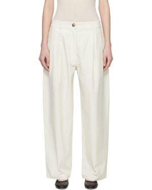Cordera Technical Tailored Trousers - White