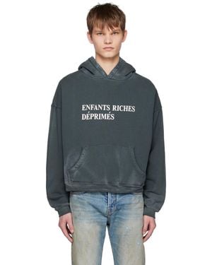 Enfants Riches Deprimes Faded Hoodie - Black