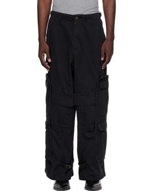 Vetements Merged Cargo Pants - Black