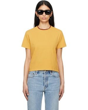 Still Here Ssense Exclusive 'the Shirt' T-shirt - Yellow