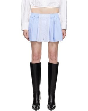 Alexander Wang ☆Prestyled ボクサー タック ロンパース Alexander Wang ブルー＆ホワイト Prestyled ボクサー タック