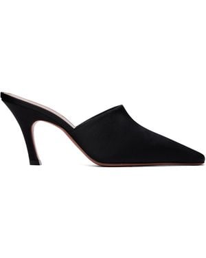 AMINA MUADDI Jamie Mule Heels - Black