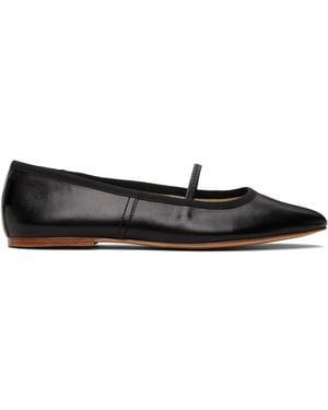 A.P.C. Swan Ballerina Flats - Black