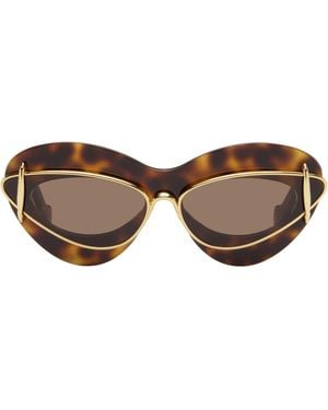Loewe Double Frame Sunglasses - Brown