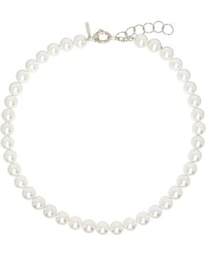 Ernest W. Baker Shell Faux-Pearl Necklace - White