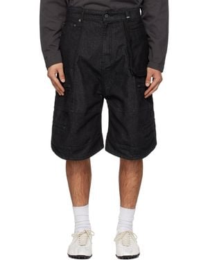 we11done Carpenter Denim Shorts - Black