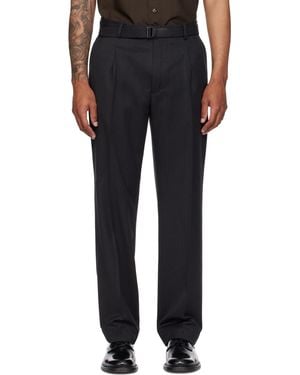 Brioni グレー Madeira トラウザーズ - ブラック